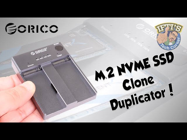 ORICO USB-C M.2 NVMe SSD Clone Duplicator : REVIEW - YouTube 
