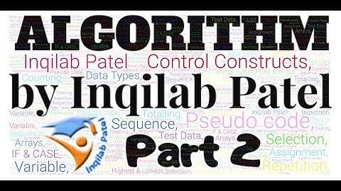 Designing Algorithm Part 2 Control Constructs for Cambridge Computer Science