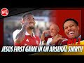 Fans Go Crazy Seeing Jesus First Game In An Arsenal Shirt!! | FC Nuremberg vs Arsenal | Vlog Day 2