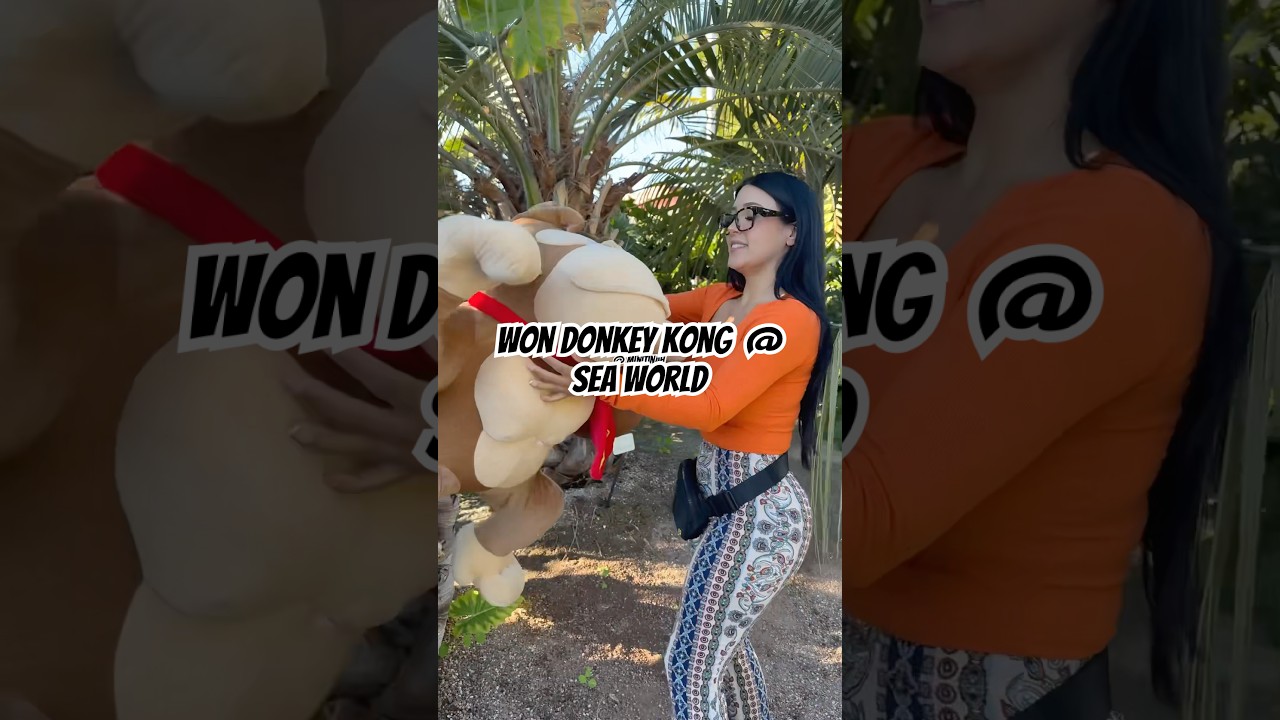 Spotted Donkey Kong at SeaWorld . #fypシ゚viral #viralshort #seaworldsandiego