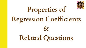 Find regression coefficients from regression lines || Properties of regression coefficients