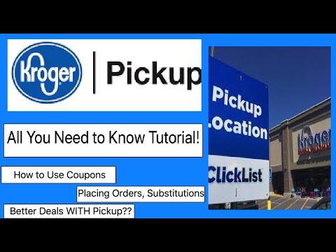 Kroger Pickup/Clicklist: All You Need To Know Tutorial