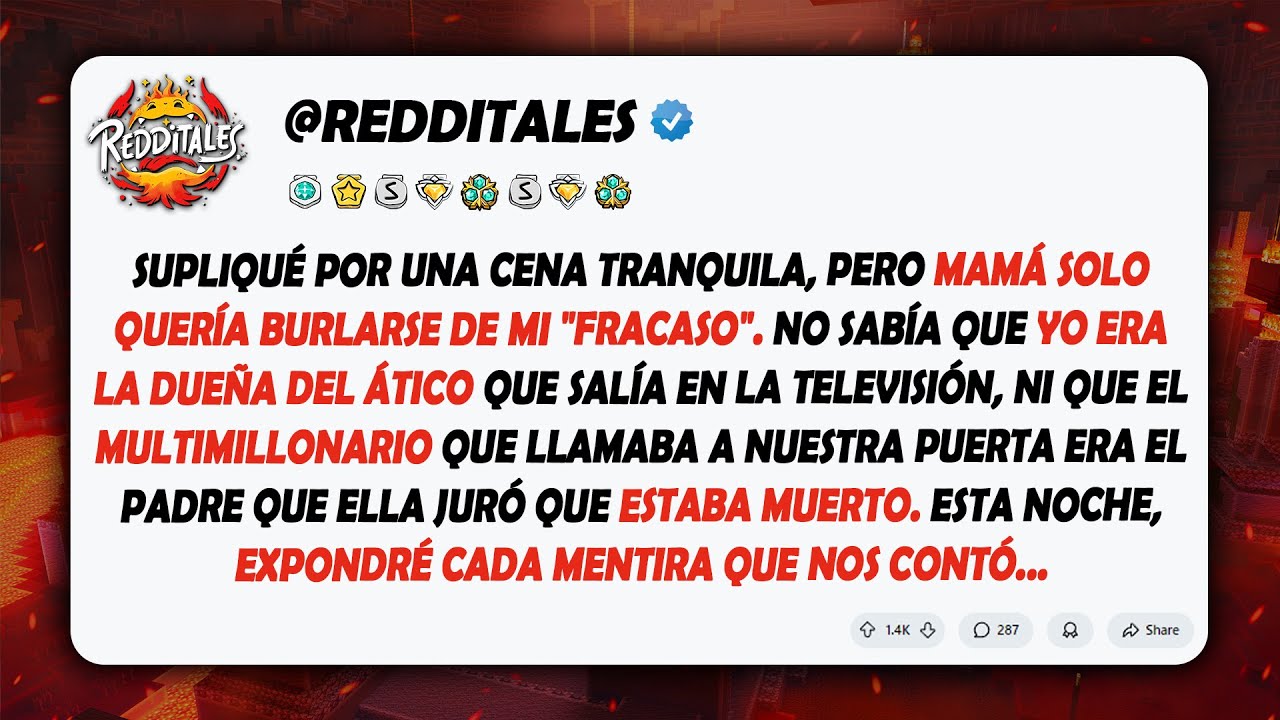 Supliqué por una cena tranquila, pero mamá solo quería burlarse de mi 