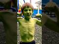 6 year old boy Hulk transformation 🦠💪 #hulk #transformation