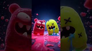 “Jelly Monster Showdown – Sweetness Gone Wrong!..🍧🍣#shortvideo