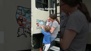 RV Sticker Map #alabama