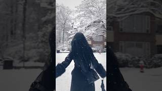 Snow day with my mom. ❄️🖤 #vancouver #goth #gothic #killstar #snow