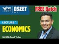 CSEET Economics (Lecture 1) | CSEET May 21 FREE Batch | CA CMA Suraj Tatiya