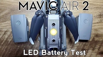 Dji Mavic Air 2 LED Battery Usage Test