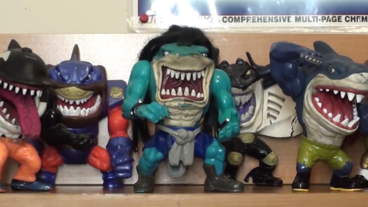 Street Sharks Collection (Action Figures, DVDs, ect)