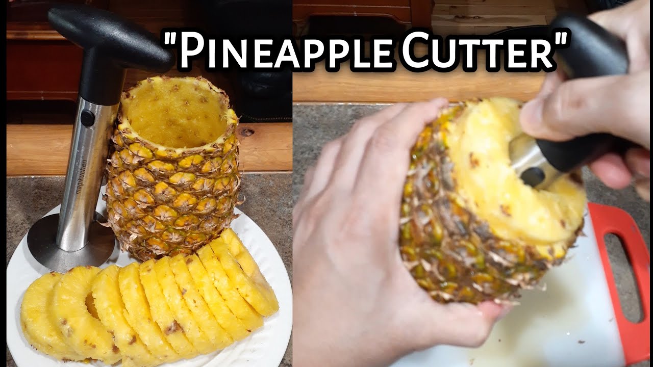 How to Use a Pineapple Cutter jemliz vlogs YouTube