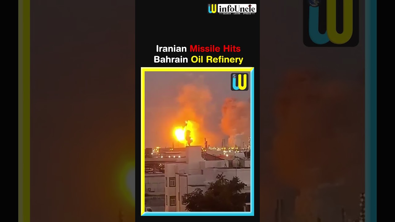 Breaking: Iranian Missile Hits Bahrain's Largest Oil Refinery | US Iran War