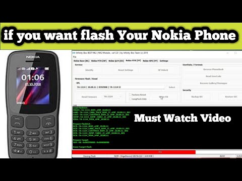 Nokia Ta 1114 Flash File Infinity Best || Auto Rest Problem || Version 10.00.11