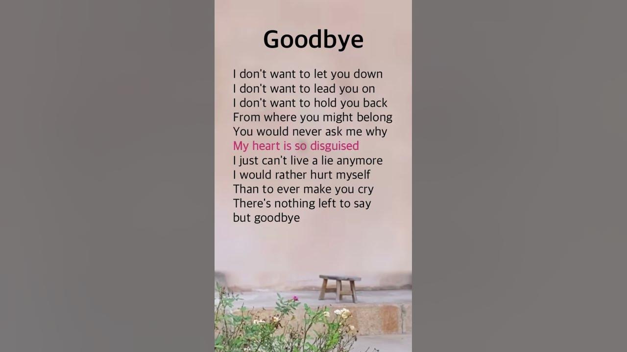 Goodbye | Air Supply
