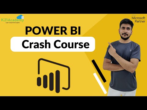 Power BI Crash Course for Beginners 2021 | Analyze & Visualize Data on Power BI Desktop | K21Academy