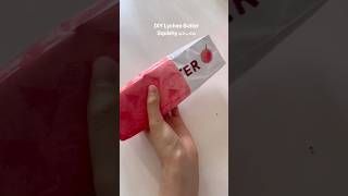 DIY Lychee Butter Squishy!! #craft #squishy #easycraft #diy #diycrafts #diyideas #craftideas