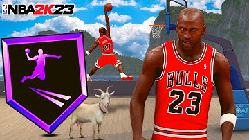 99 DRIVING DUNK MICHAEL JORDAN BUILD + HOF LIMITLESS TAKEOFF IS GAME BREAKING!!!