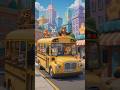 Wheels on the Bus with Animals! #Shorts
