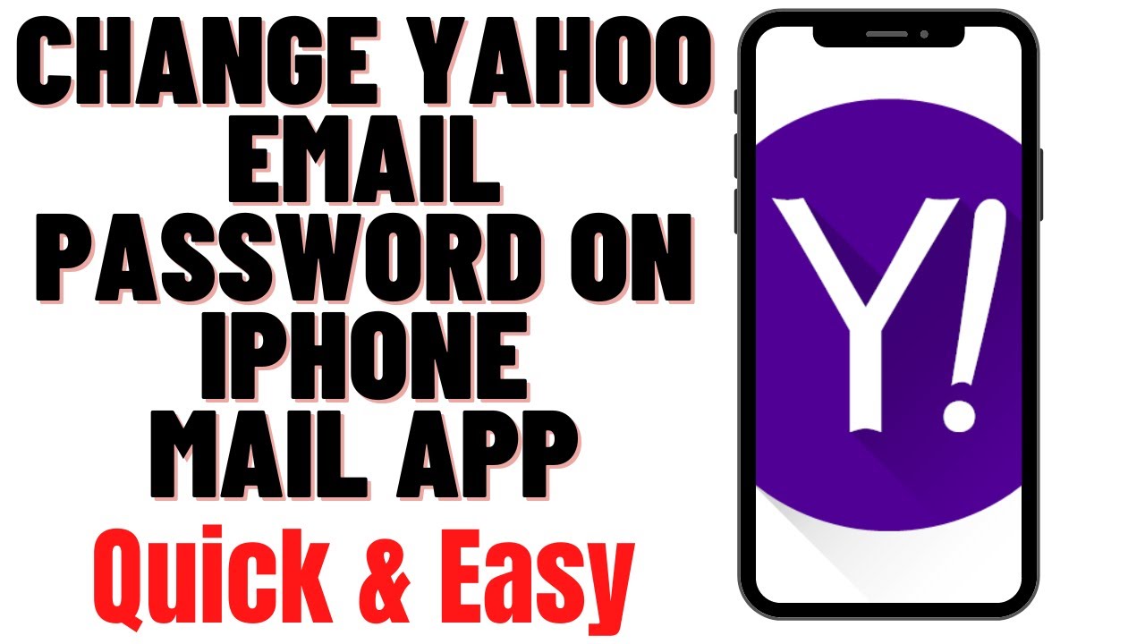 HOW TO CHANGE YAHOO EMAIL PASSWORD ON IPHONE MAIL APP YouTube