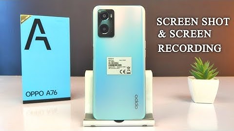 how To Take Screenshots & Screen recording In Oppo A76 | Step By Step
