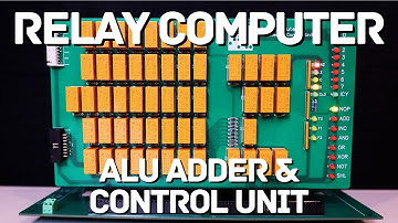Relay Computer - ALU Arithmetic and Control Unit