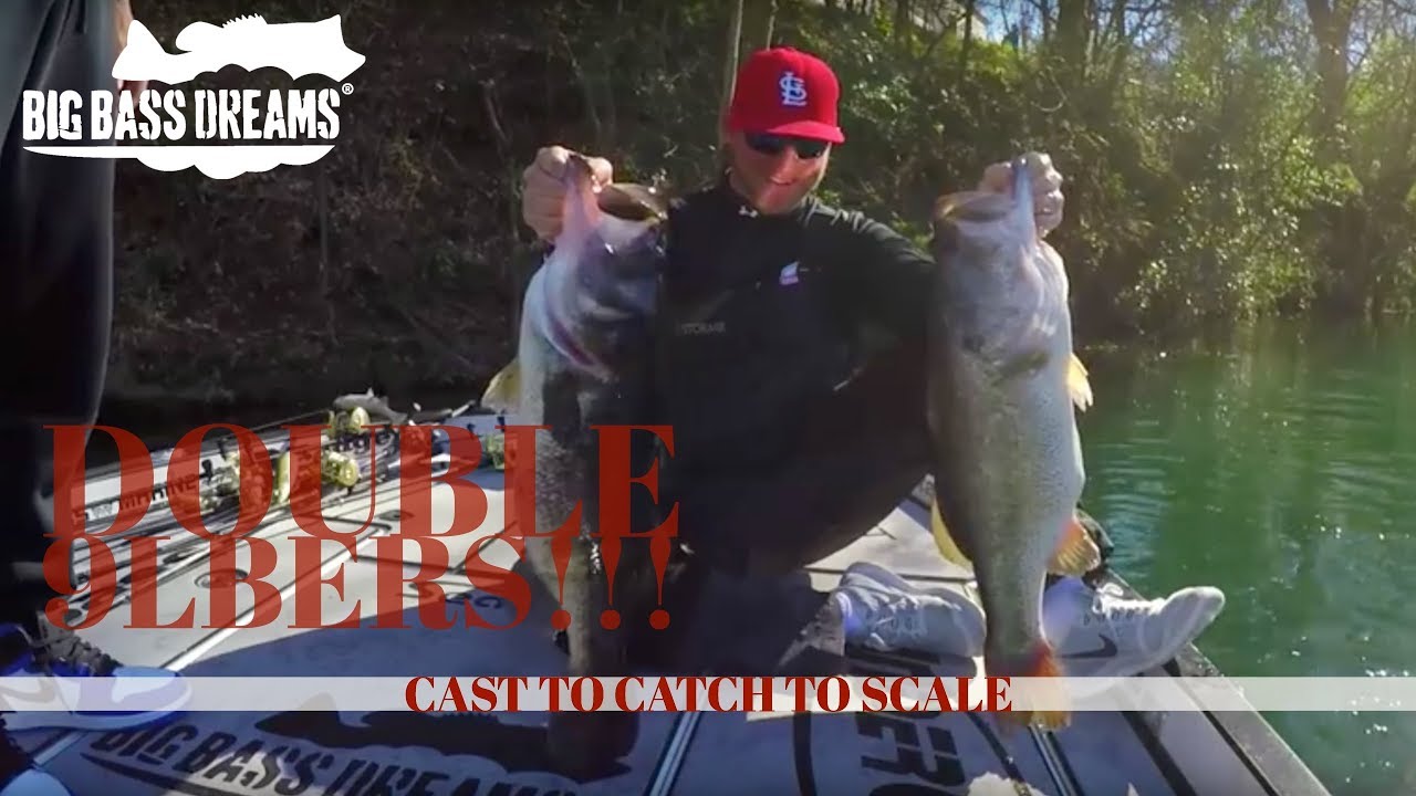 Double 9 pound largemouth Big Bass Dreams style with Undercover Sportsman