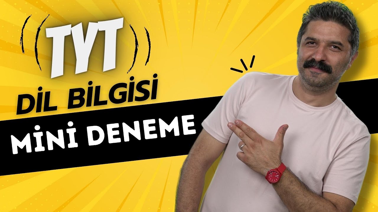 TYT / DİL BİLGİSİ / MİNİ DENEME / RÜŞTÜ HOCA