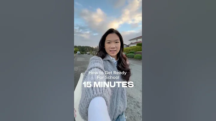 Quick school morning routine #grwm #fashion #tutorial #relatable #school life l