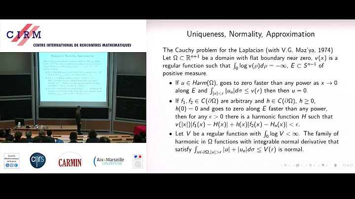 Eugenia Malinnikova : Uncertainty principles for d...
