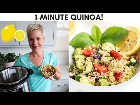 Instant Pot Recipe - Lemon Quinoa Vegetable Salad
