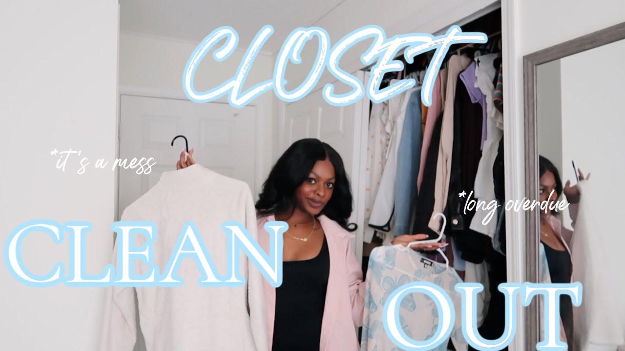 HUGE closet clean out - YouTube