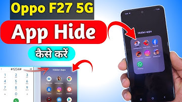How to hide app in Oppo f27 5g mobile , Oppo f27 5g main app hide kaise kare/Oppo f27 5g