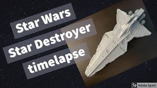 3D Printed Star Wars Venator-Class Star Destroyer timelapse