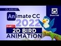 Adobe Animate CC 2022: Bird Lip SYNC Animation| Flying Bird | Flash Tutorial | 2d Animation | Hindi