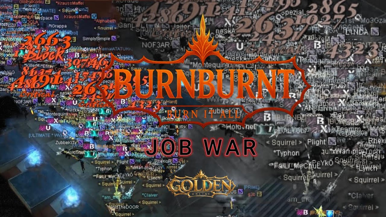 BURNBURNT & Union Job Temple Server GOLDEN ONLINE