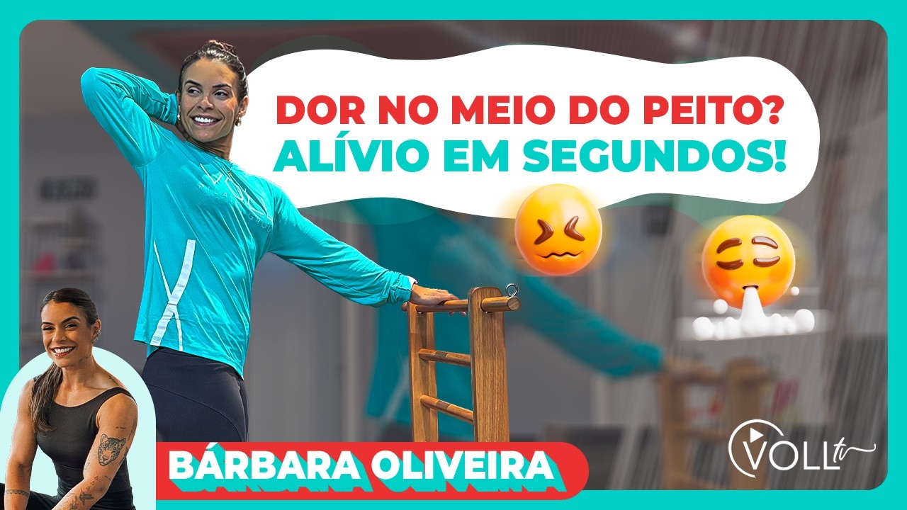 Dor no esterno ou “no meio do peito”? Veja como aliviar com o Pilates