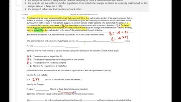 Math 219 10.3.13 Hypothesis Test Mean