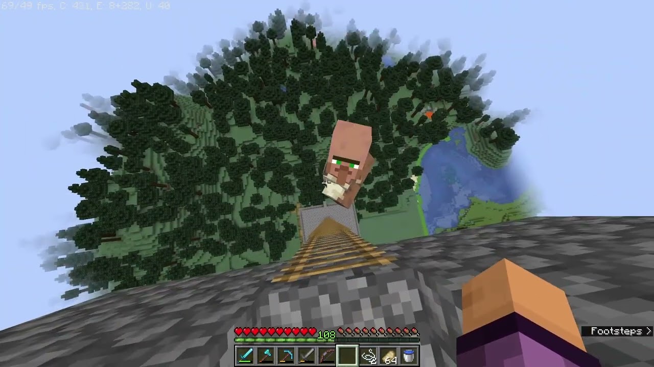 Surviving in Minecraft 1.20 EP.116: Farming, looking at the actual mob farm, old village, etc.