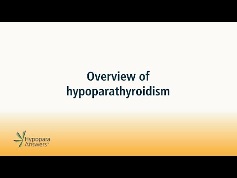 Overview of Hypoparathyroidism