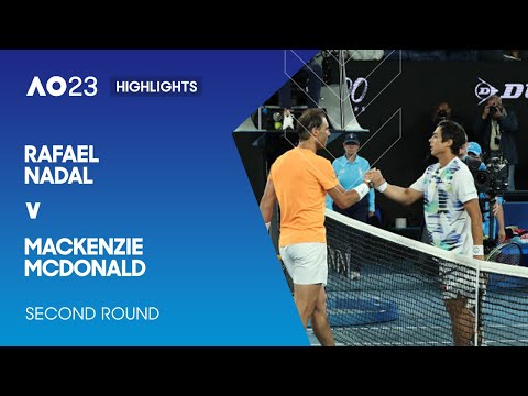 Rafael nadal v mackenzie mcdonald condensed match | australian open 2023 second round