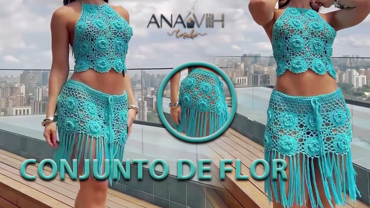 Conjunto de crochê (top)