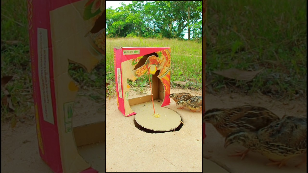 Bird traps in the ground, the best traps 