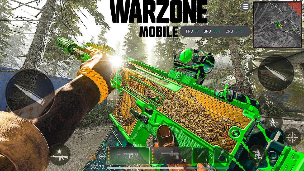 WARZONE MOBILE SMOOTH 60 FPS GAMEPLAY 