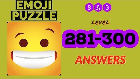 Emoji Puzzle! level 281 282 283 284 285 286 287 288 289 290 291 292 293 294 295 296 297 298 299 300
