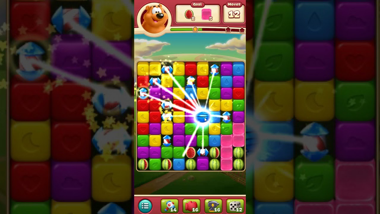 Toon Blast level 246 no boosters 😈