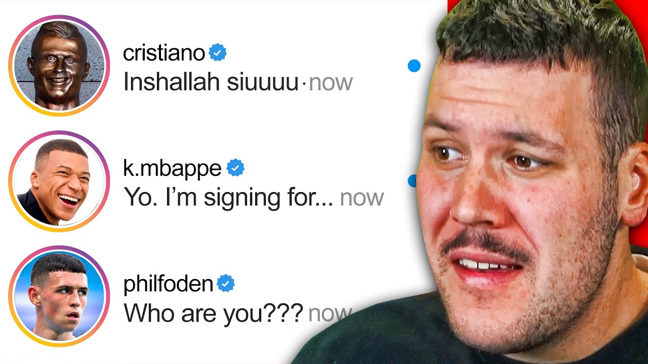 DM'ing FOOTBALLER'S and If They Reply I SIGN Them!