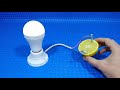 How to generate free electricity with lemon  simple tips