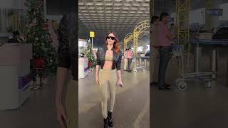 Sherlyn Chopra Spotted At Mumbai Airport