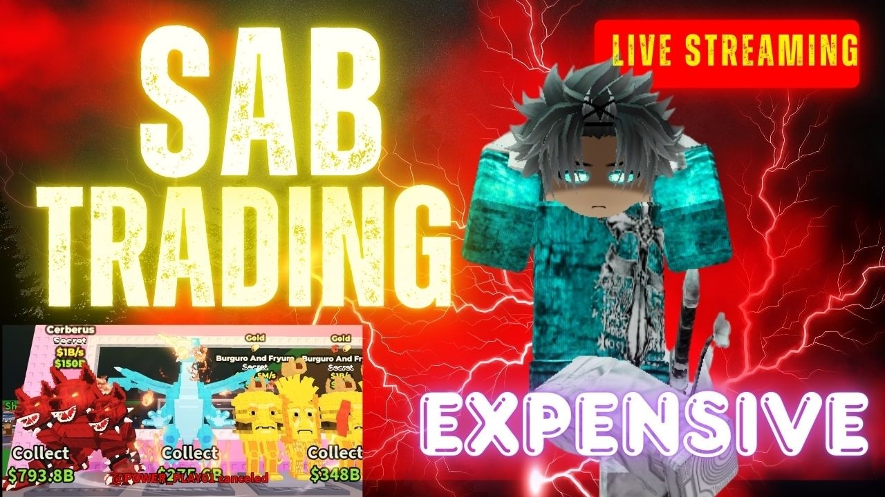 Sab Robux Shop 🔴Live🔴 Expensive Deals: SAB Trading Roblox Mr. Casper #roblox # ...