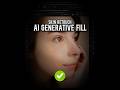 Generative Fill Photoshop ai - skin retouch #photoshop #photoshoptutorial #skinretouchingtutorial